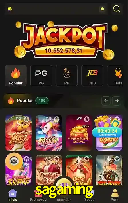 Promoções Especiais no sagaming App